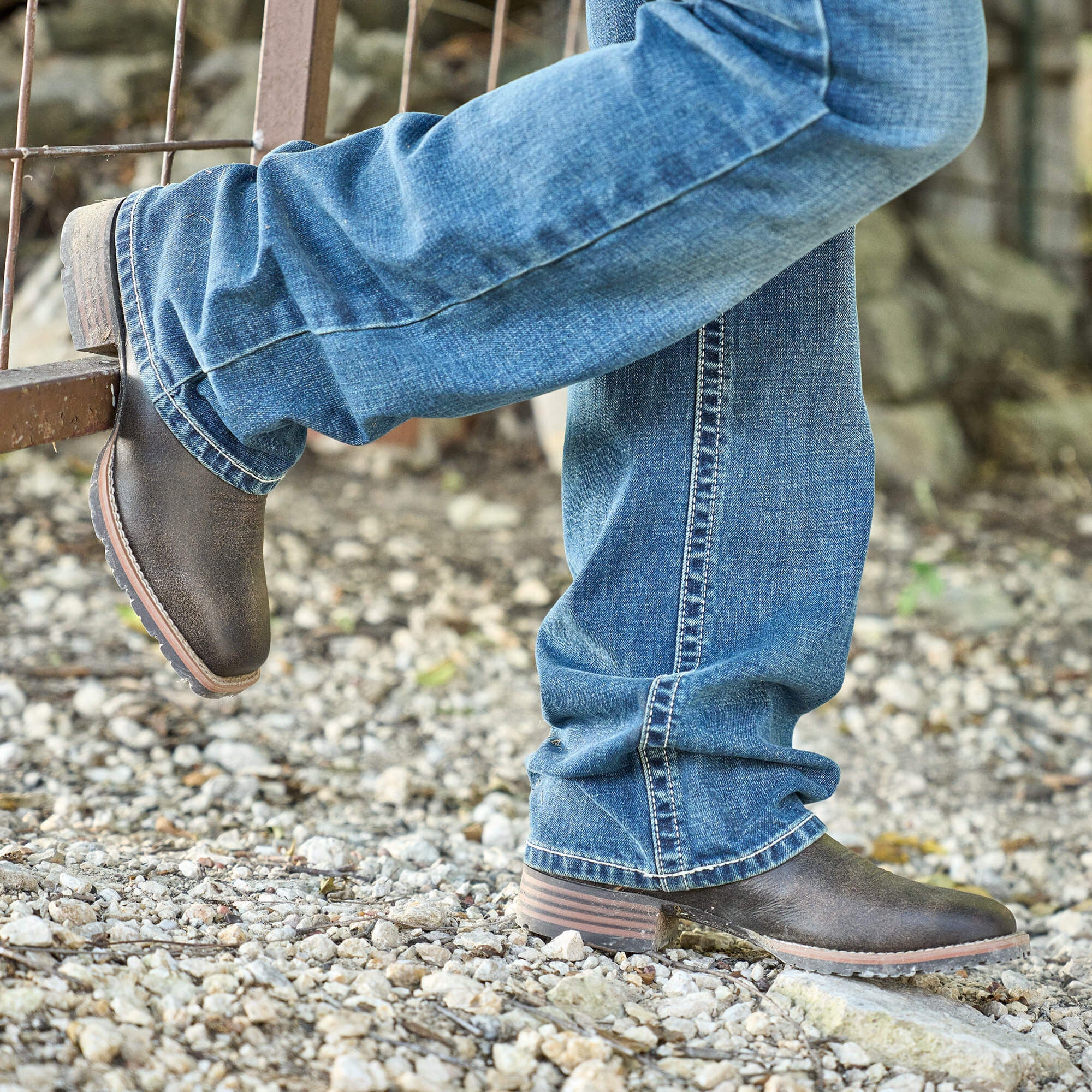 Ariat Hybrid Low Boy Wide Square Toe Chelsea Boot For Sale