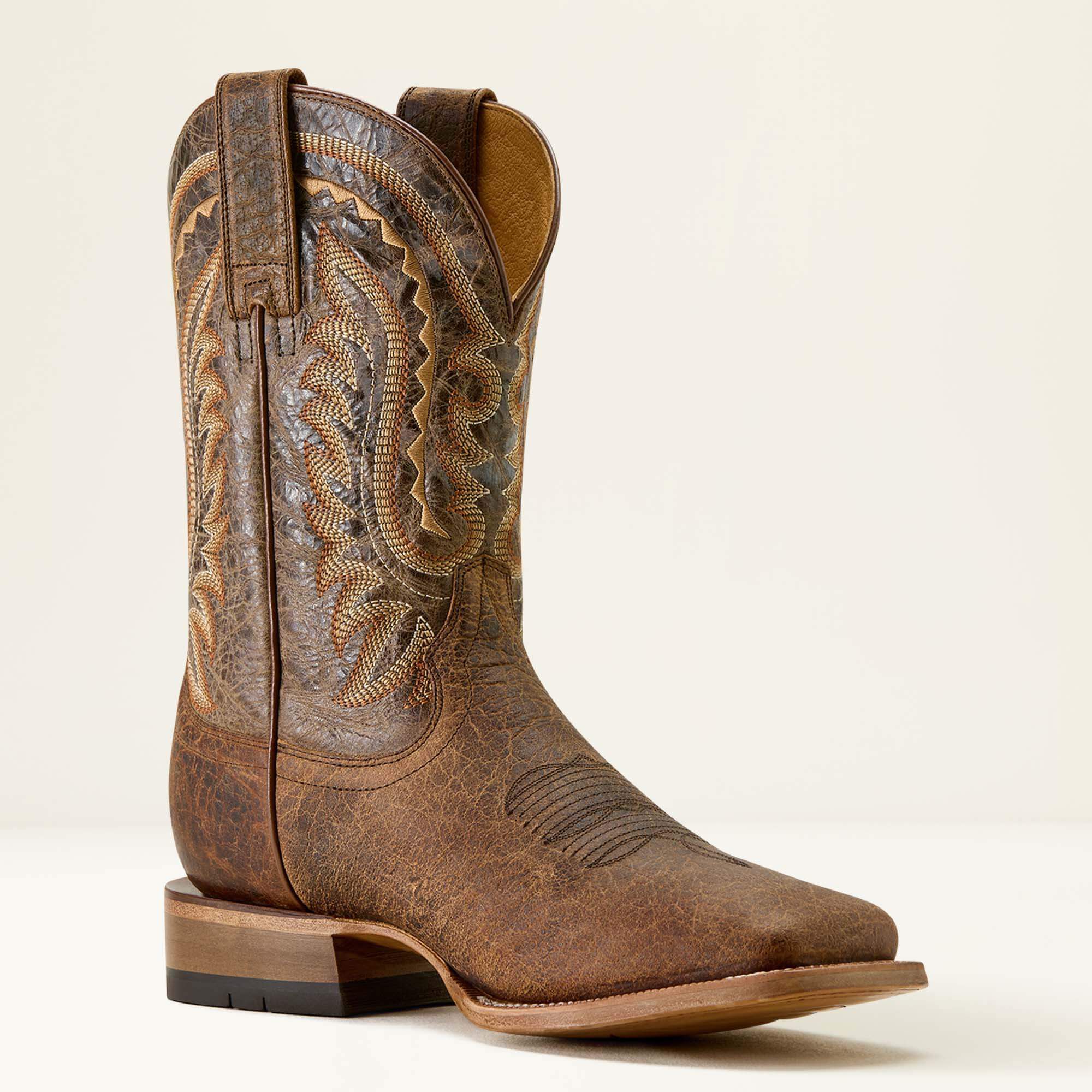 Ariat Rock Ridge Wide Square Toe Western Boot Outlet