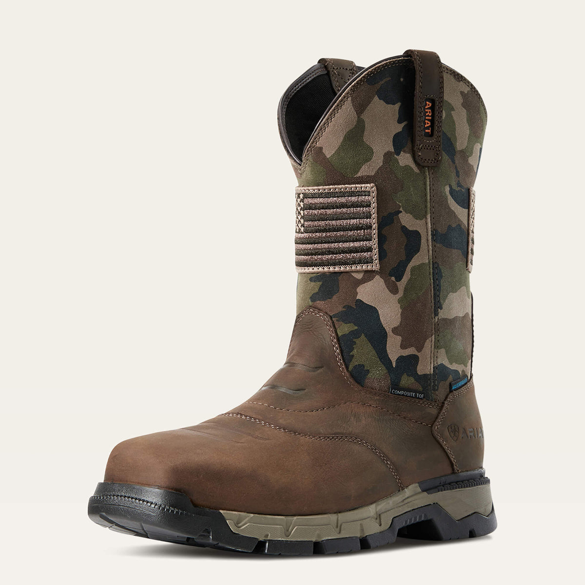 Ariat Rebar Flex Patriot Waterproof Composite Toe Work Boot On Sale