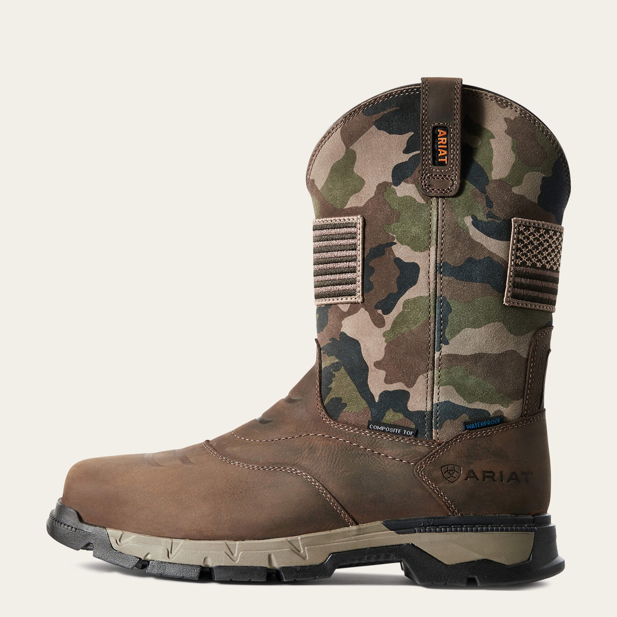 Ariat Rebar Flex Patriot Waterproof Composite Toe Work Boot On Sale