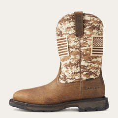 Ariat WorkHog Patriot Steel Toe Work Boot For Sale