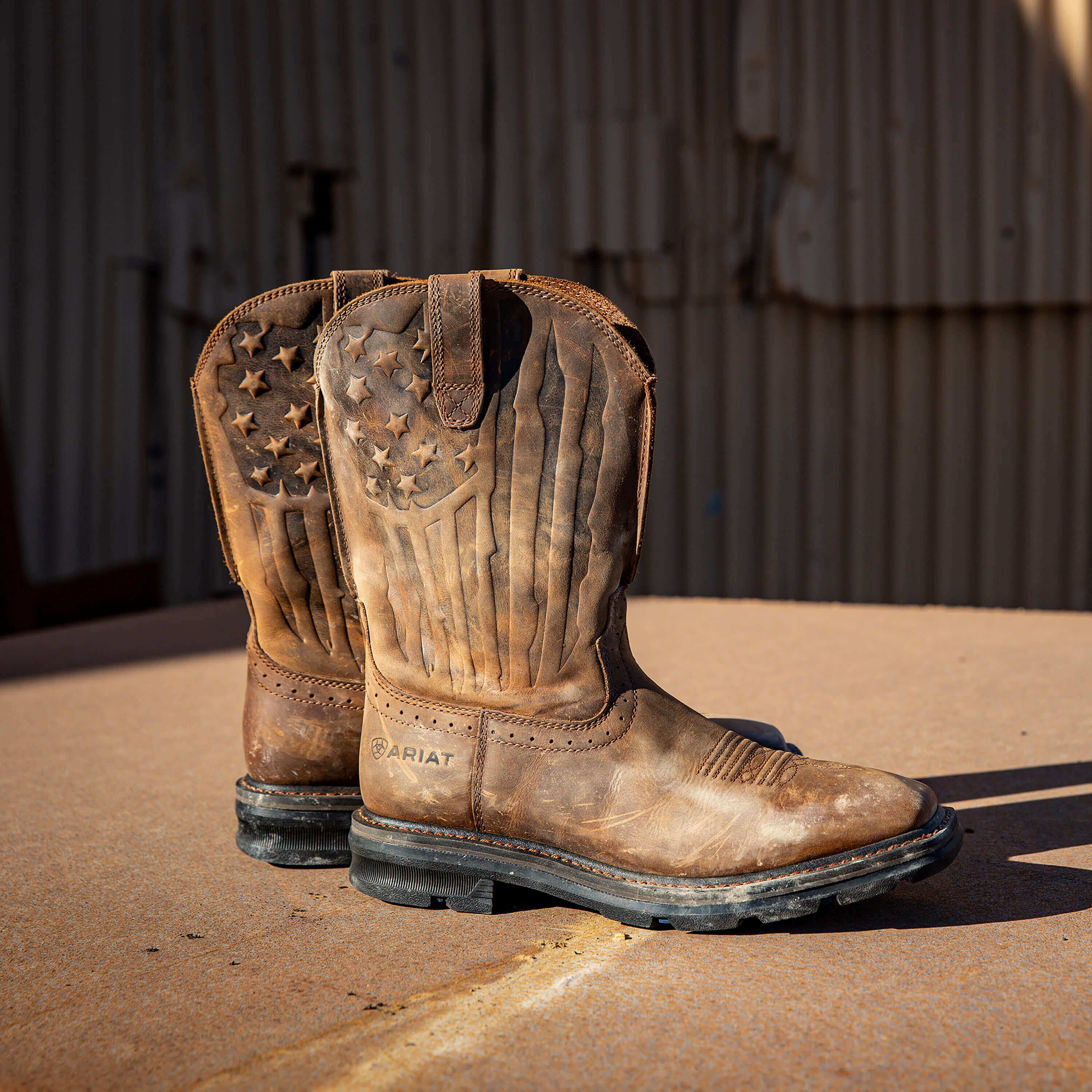 Ariat Sierra Shock Shield Patriot Work Boot For Sale