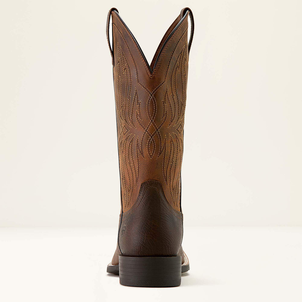 Ariat Sport Rustler Wide Square Toe Cowboy Boot For Sale