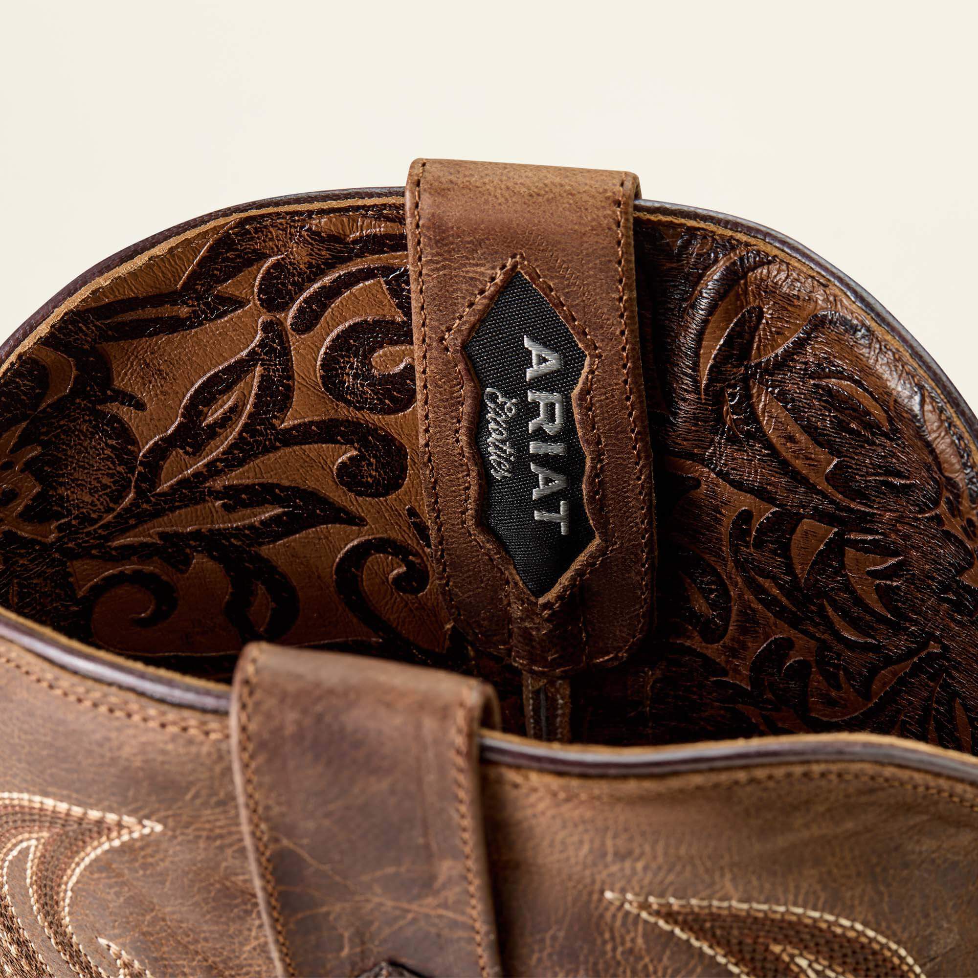 Ariat Classic Cash Wide Square Toe Western Boot Discount