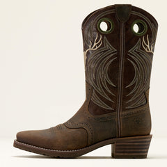 Ariat Hybrid Roughstock Antler Cowboy Boot On Sale