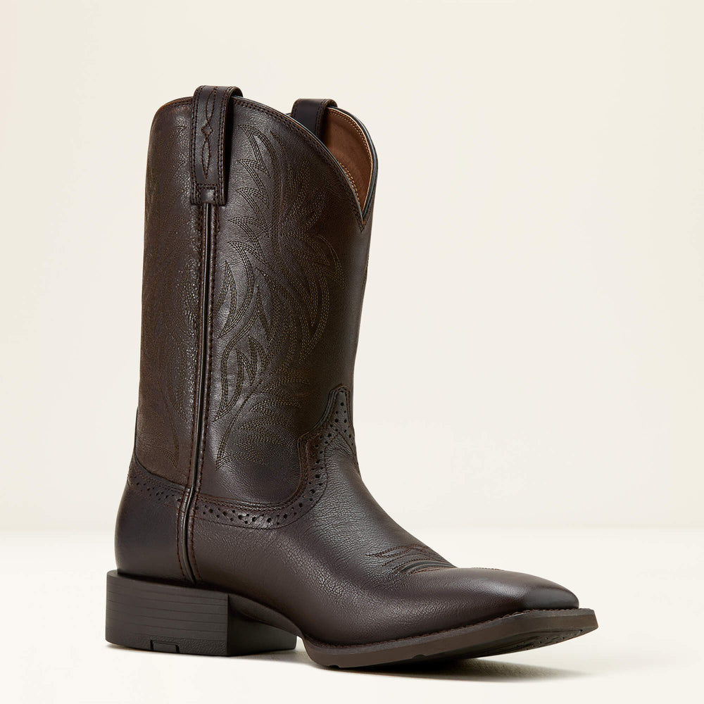 Ariat Sport Western Wide Square Toe Cowboy Boot For Sale