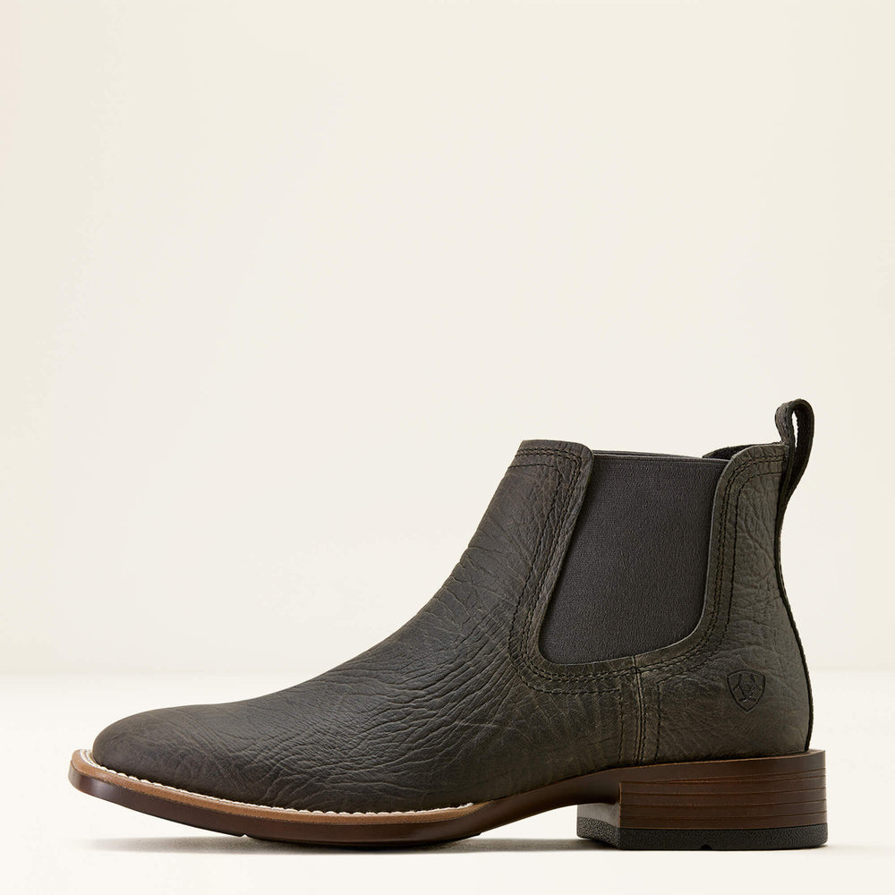 Ariat Booker Chelsea Wide Square Toe Western Boot Discount