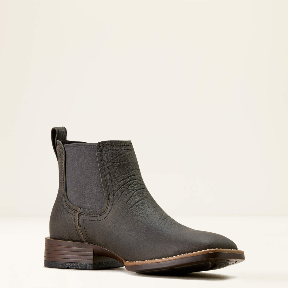Ariat Booker Chelsea Wide Square Toe Western Boot Discount