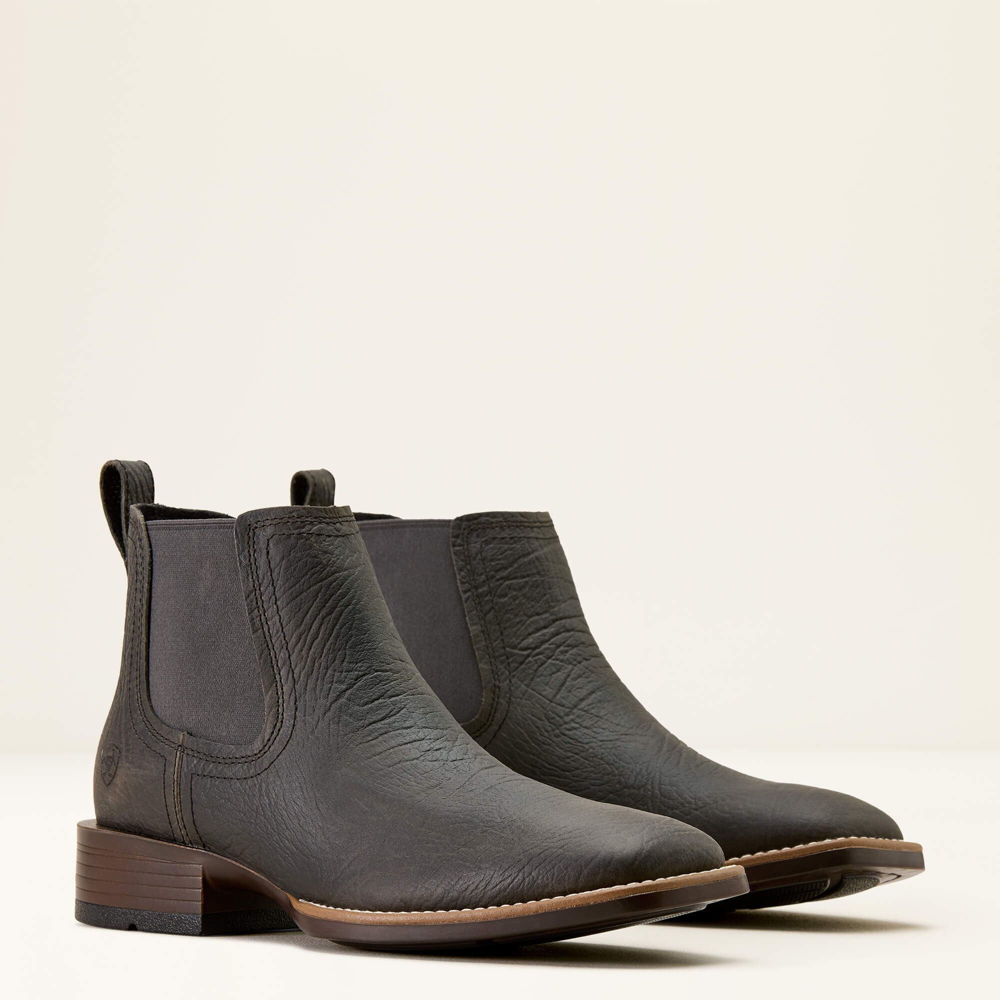 Ariat Booker Chelsea Wide Square Toe Western Boot Discount