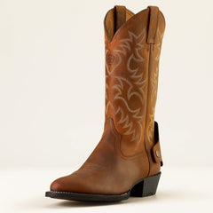 Ariat Heritage R Toe EZ Zip Western Boot Sale