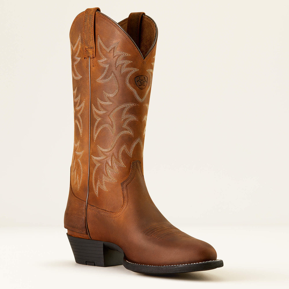 Ariat Heritage R Toe EZ Zip Western Boot Sale