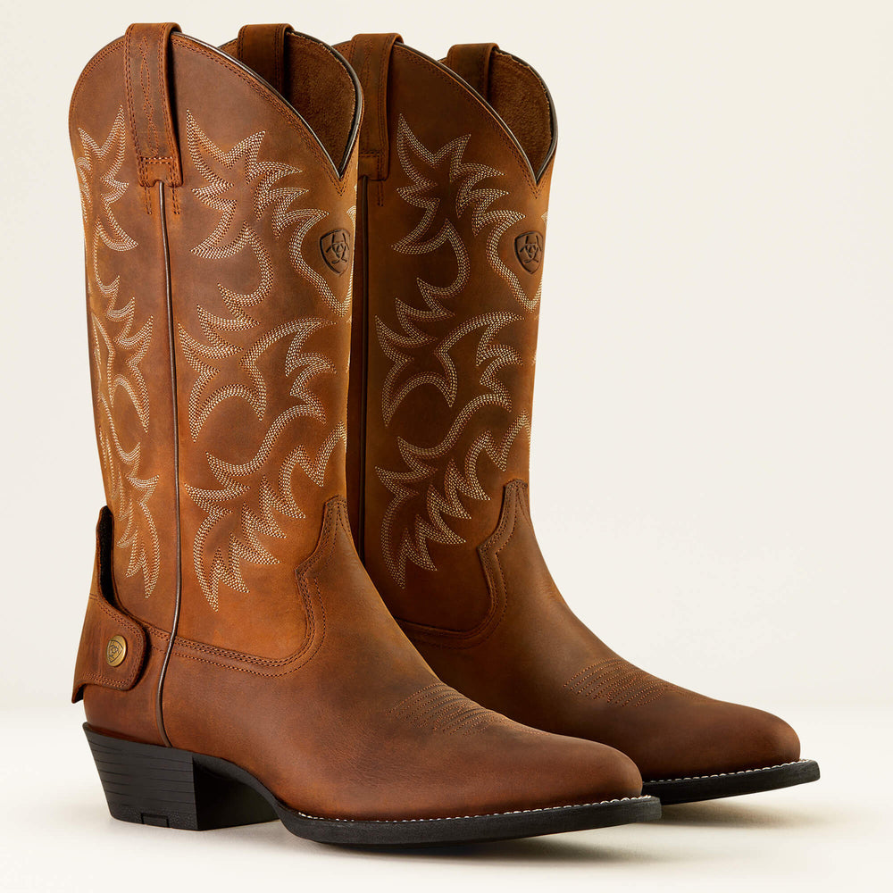 Ariat Heritage R Toe EZ Zip Western Boot Sale