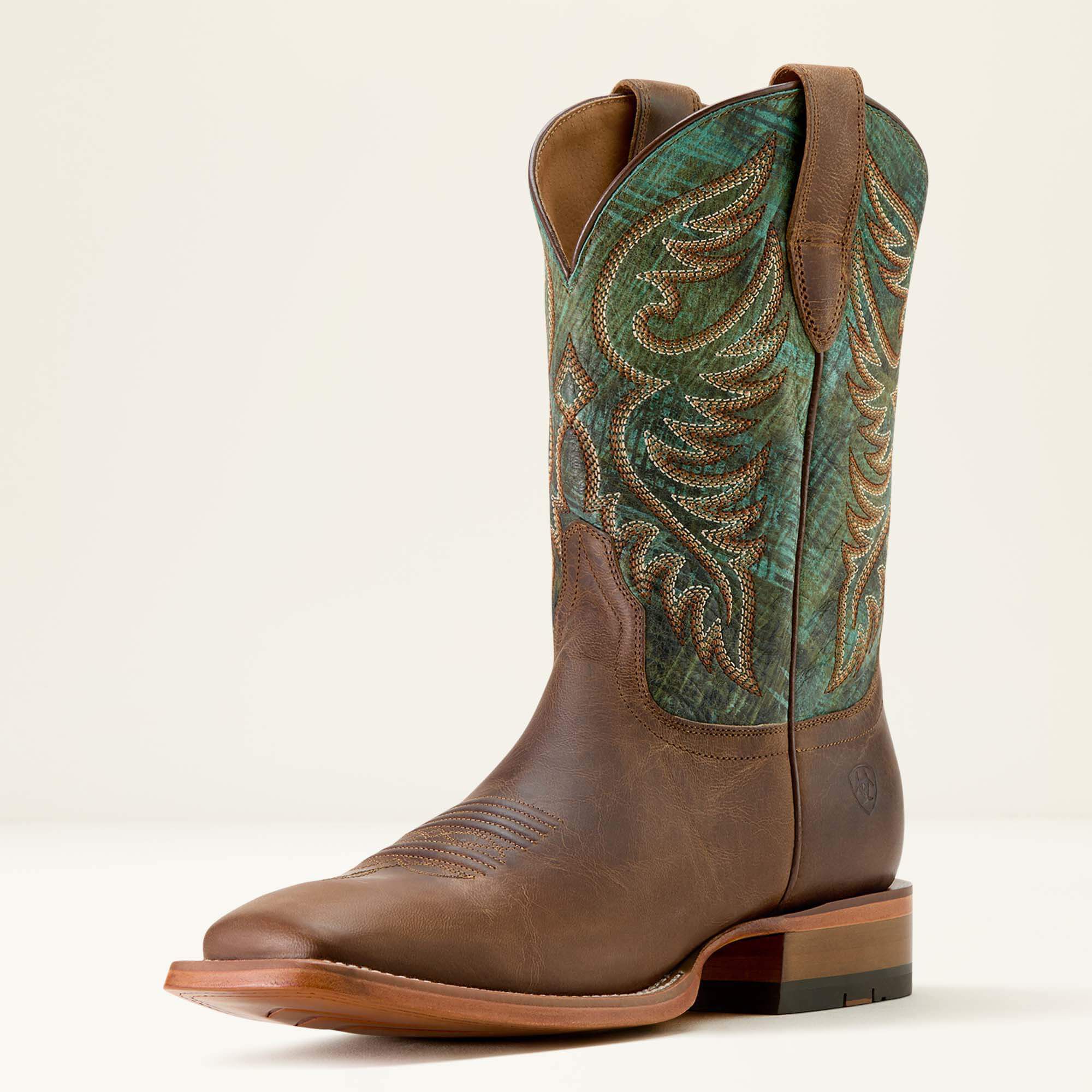 Ariat Wiley Wide Square Toe Cowboy Boot Sale