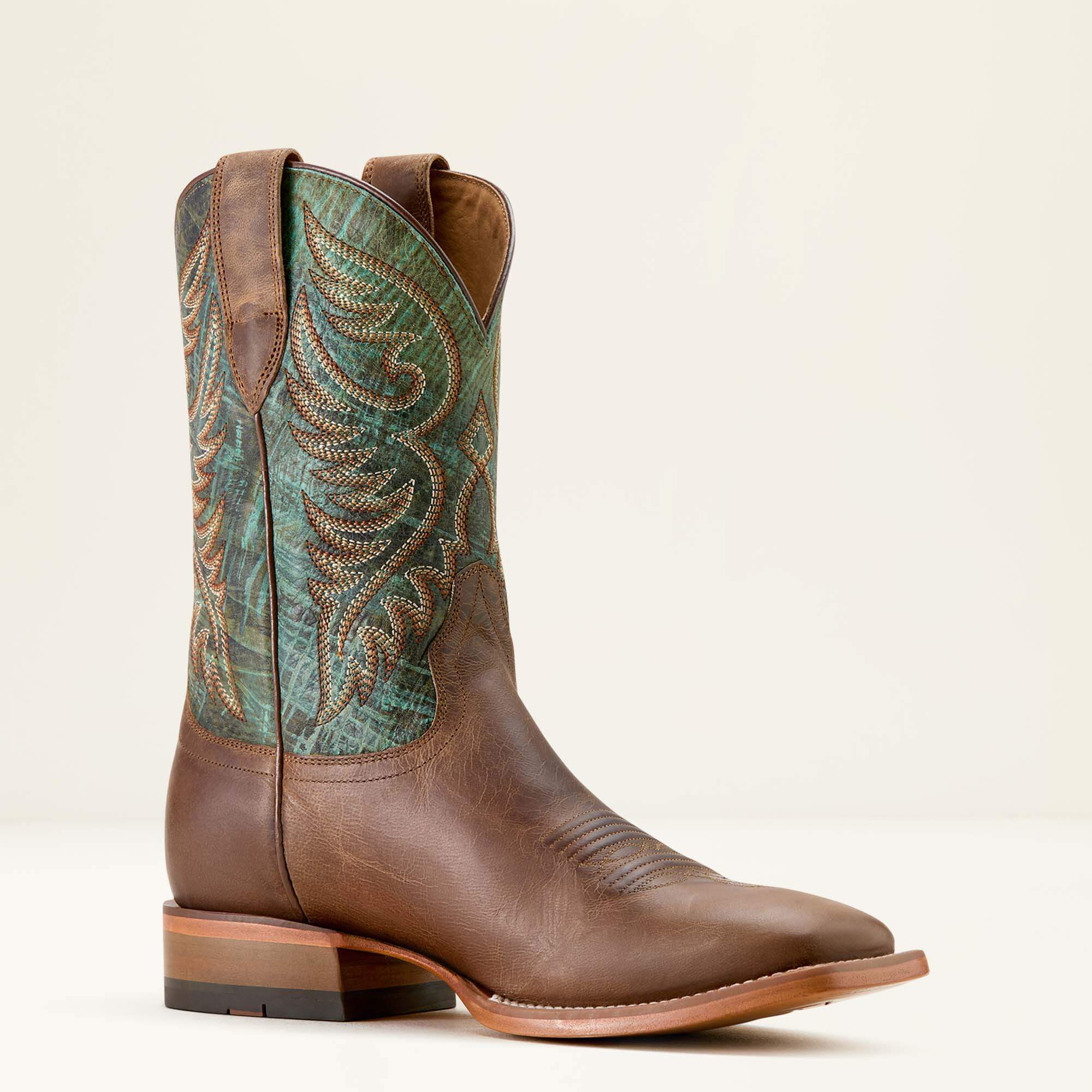 Ariat Wiley Wide Square Toe Cowboy Boot Sale