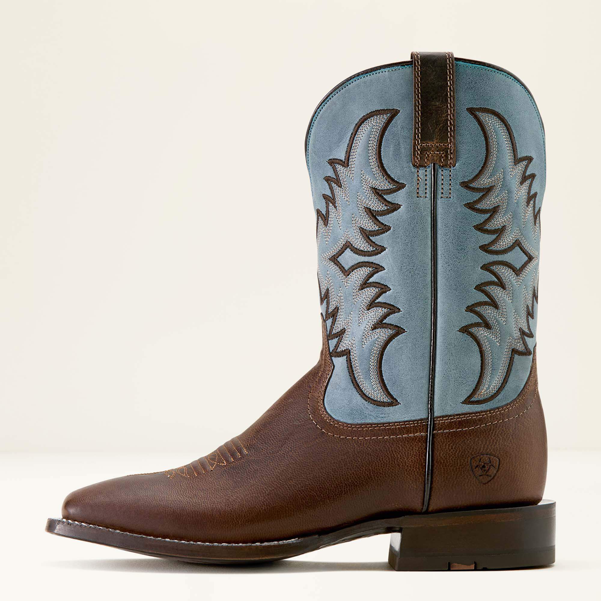Ariat Cattle Creek Wide Square Toe Cowboy Boot Outlet
