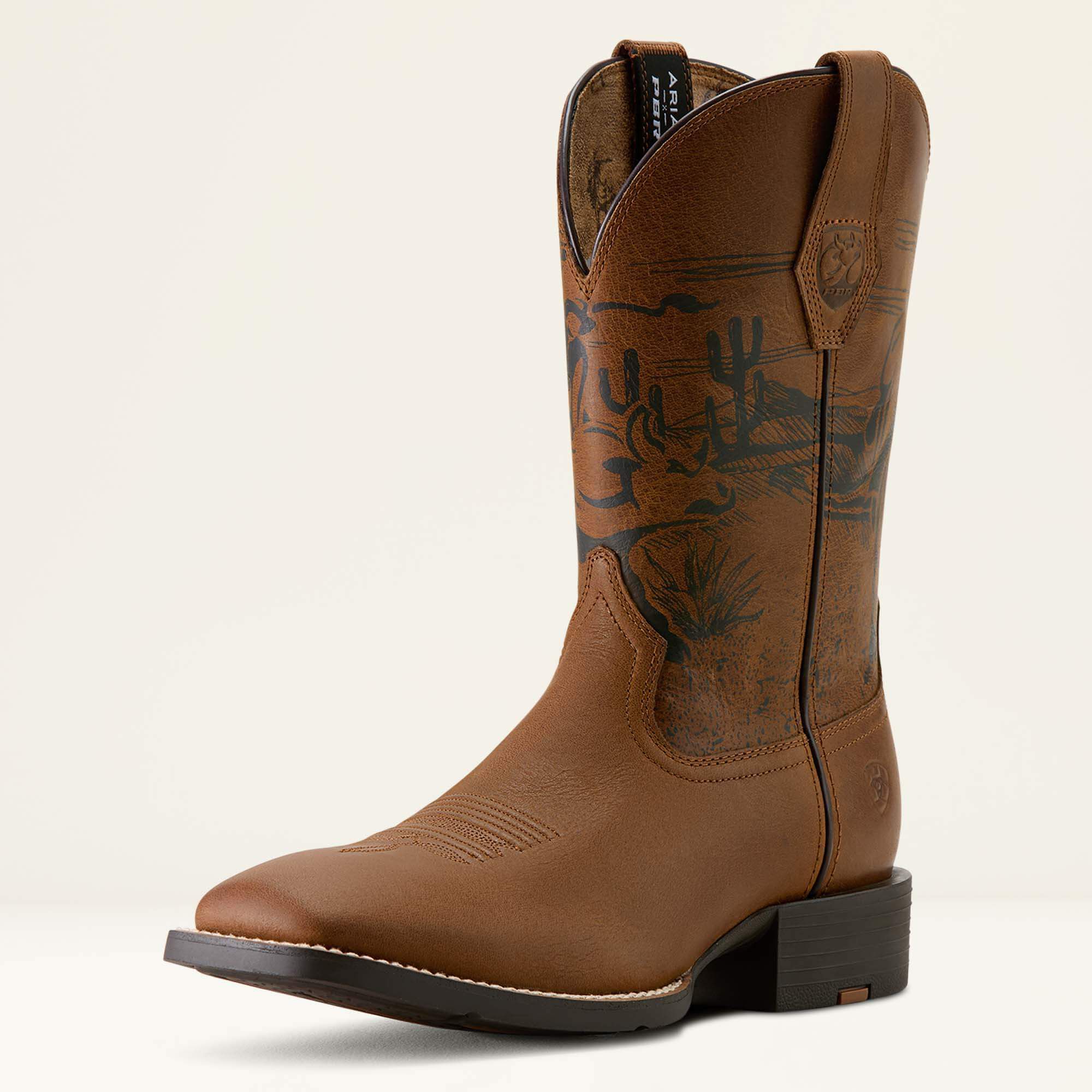 Ariat Sport PBR Wide Square Toe Cowboy Boot Sale