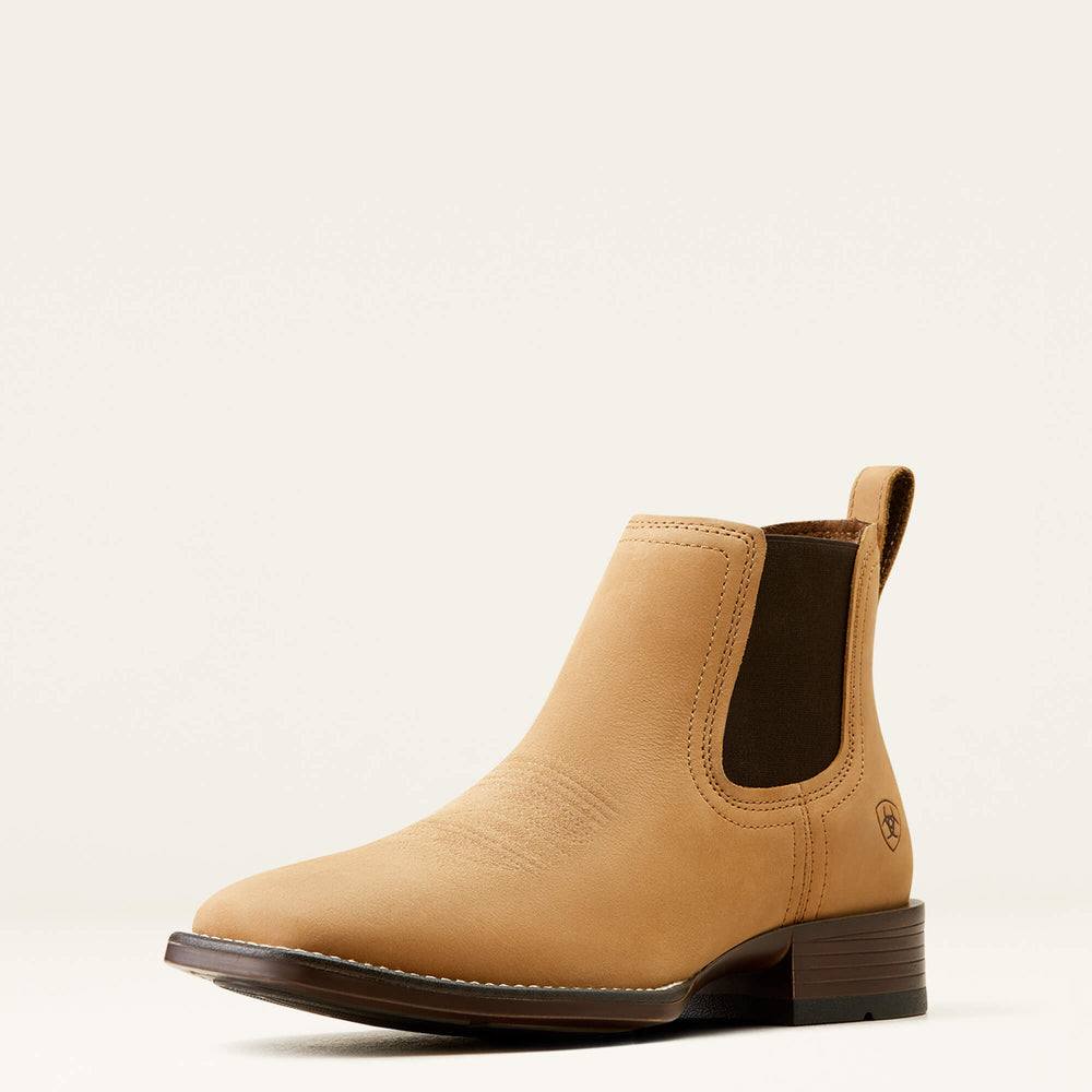 Ariat Booker Chelsea Wide Square Toe Western Boot On Sale