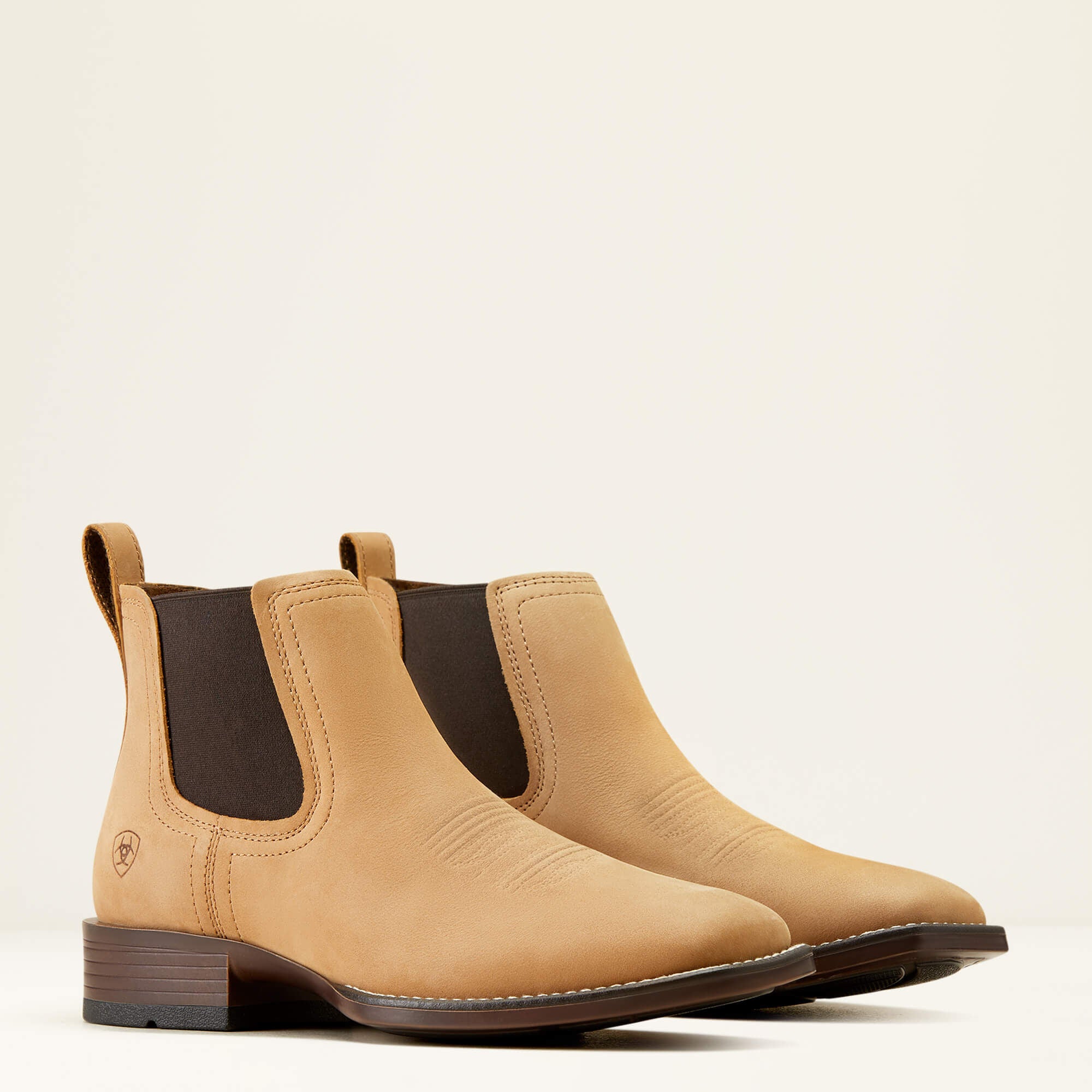 Ariat Booker Chelsea Wide Square Toe Western Boot On Sale