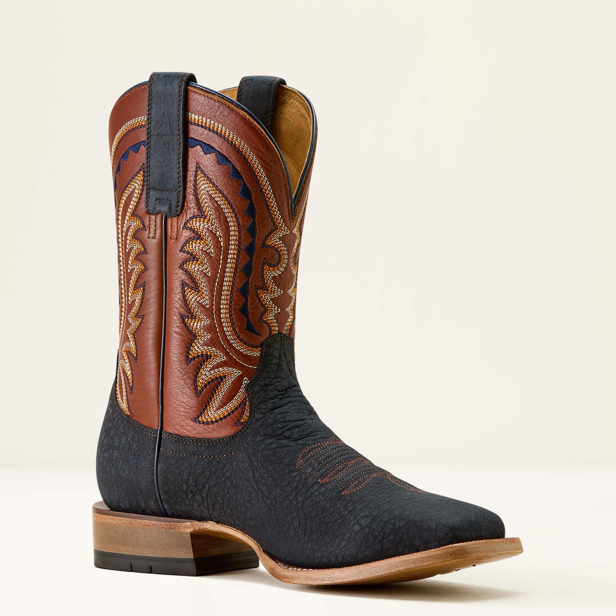 Ariat Rock Ridge Wide Square Toe Western Boot Outlet