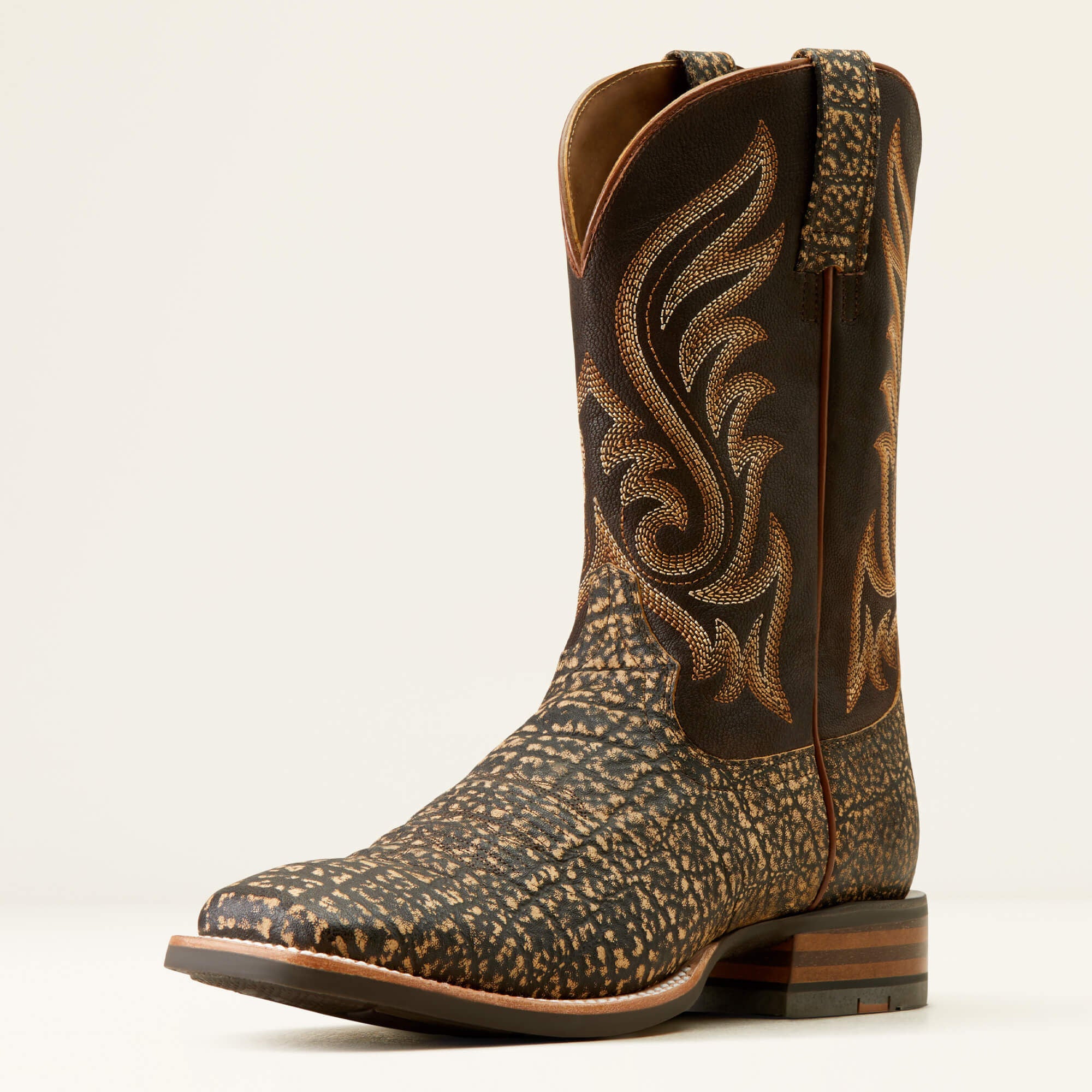 Ariat Cattle Call Wide Square Toe Cowboy Boot For Sale