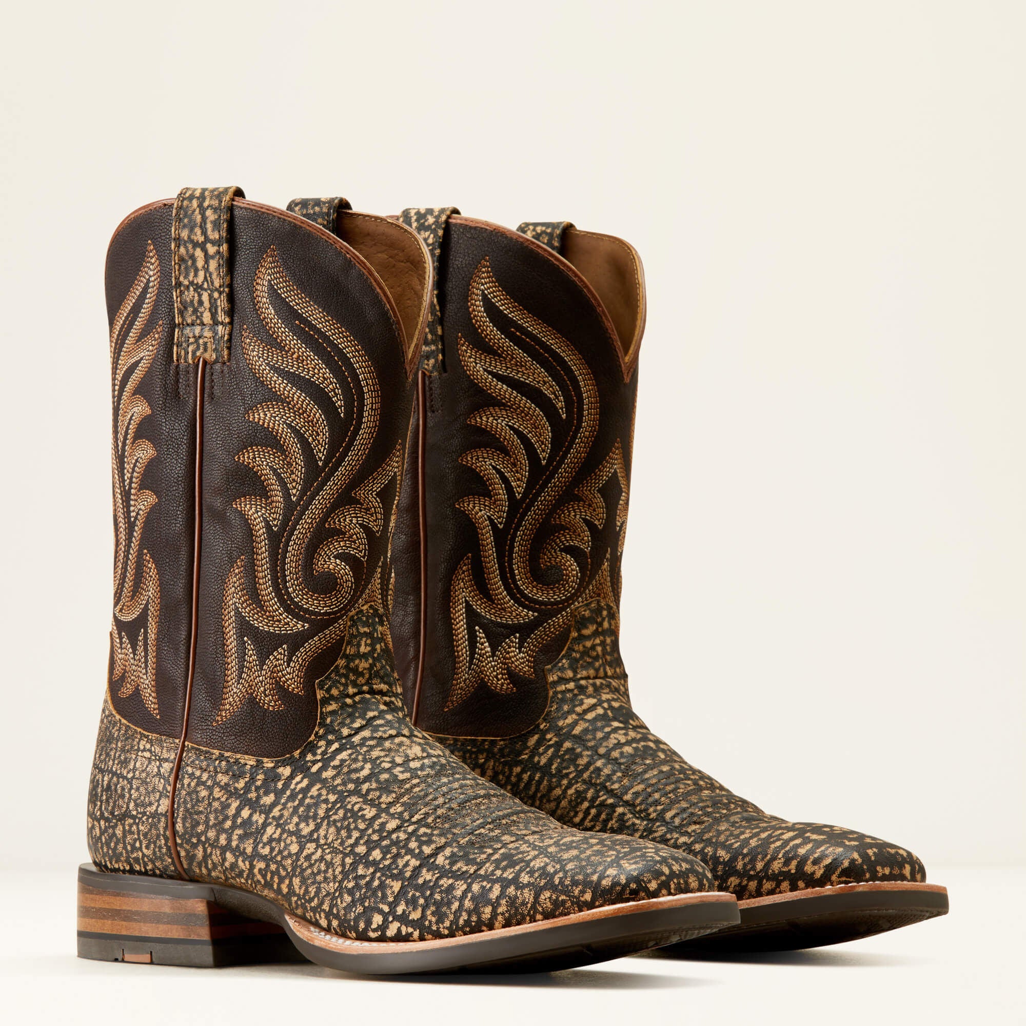 Ariat Cattle Call Wide Square Toe Cowboy Boot For Sale