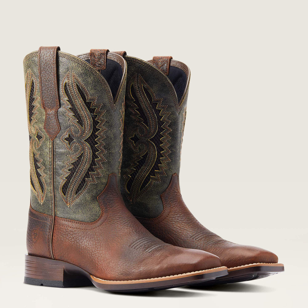 Ariat Rowder VentTEK 360 Wide Square Toe Cowboy Boot For Sale