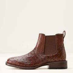 Ariat Booker Chelsea Wide Square Toe Western Boot Discount