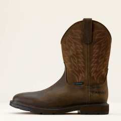 Ariat Groundbreaker Wide Square Toe Waterproof Work Boot On Sale