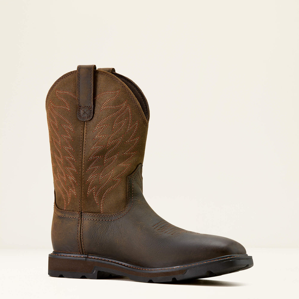 Ariat Groundbreaker Wide Square Toe Waterproof Work Boot On Sale
