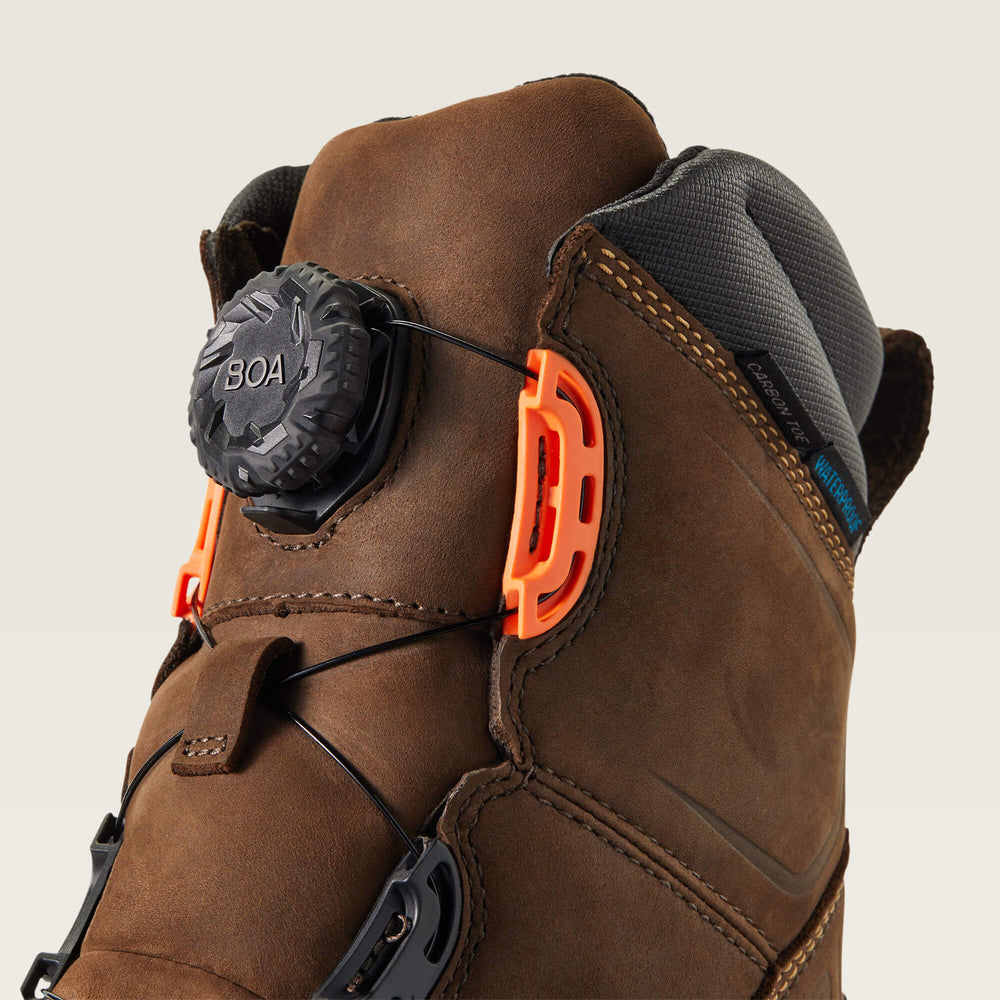 Ariat WorkHog XT 8" BOA Waterproof Carbon Toe Work Boot Sale