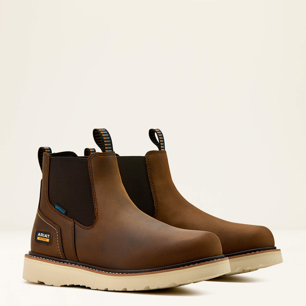 Ariat Rebar Wedge Chelsea Waterproof Work Boot On Sale