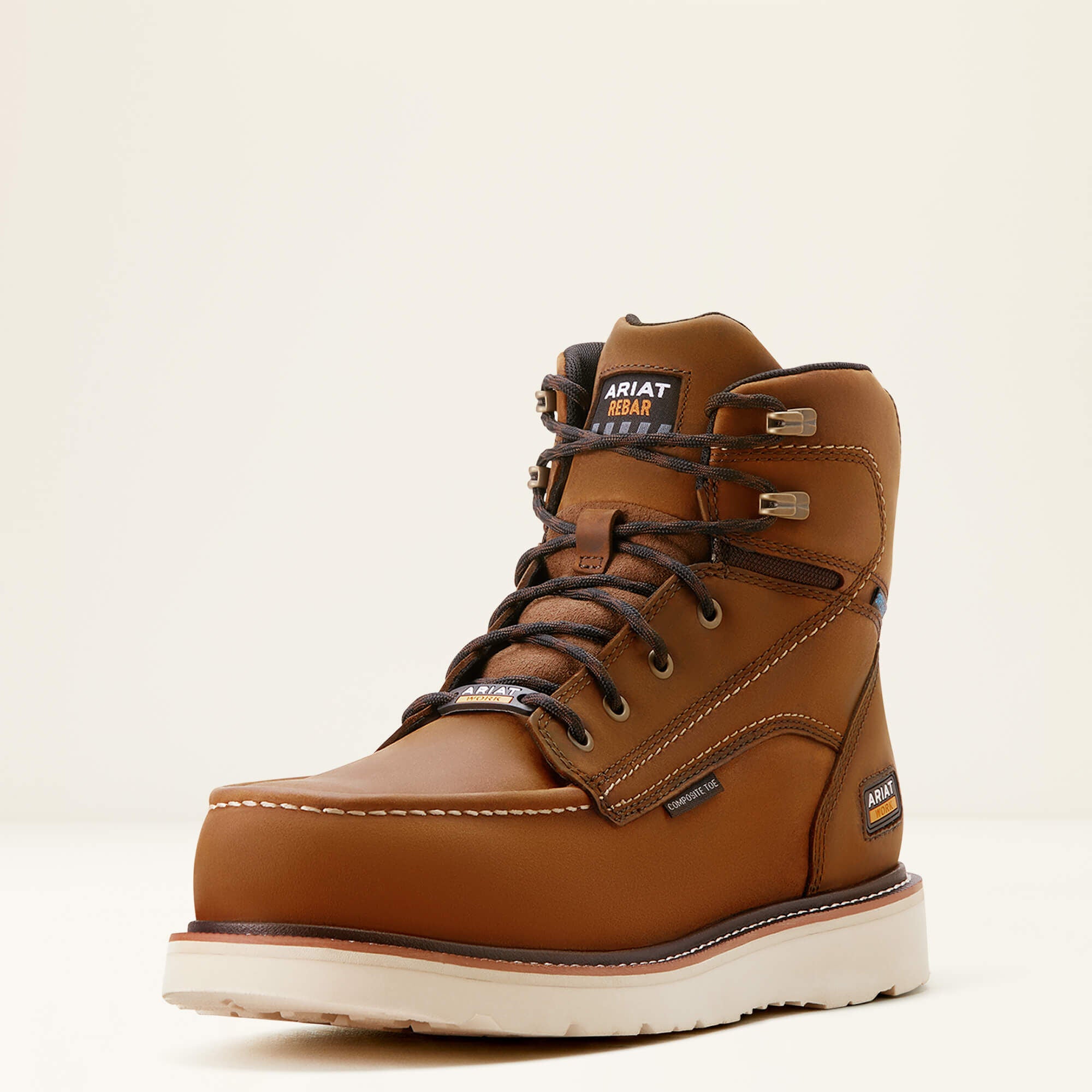 Ariat Rebar Wedge Moc Toe 6" Waterproof Composite Toe Work Boot Online