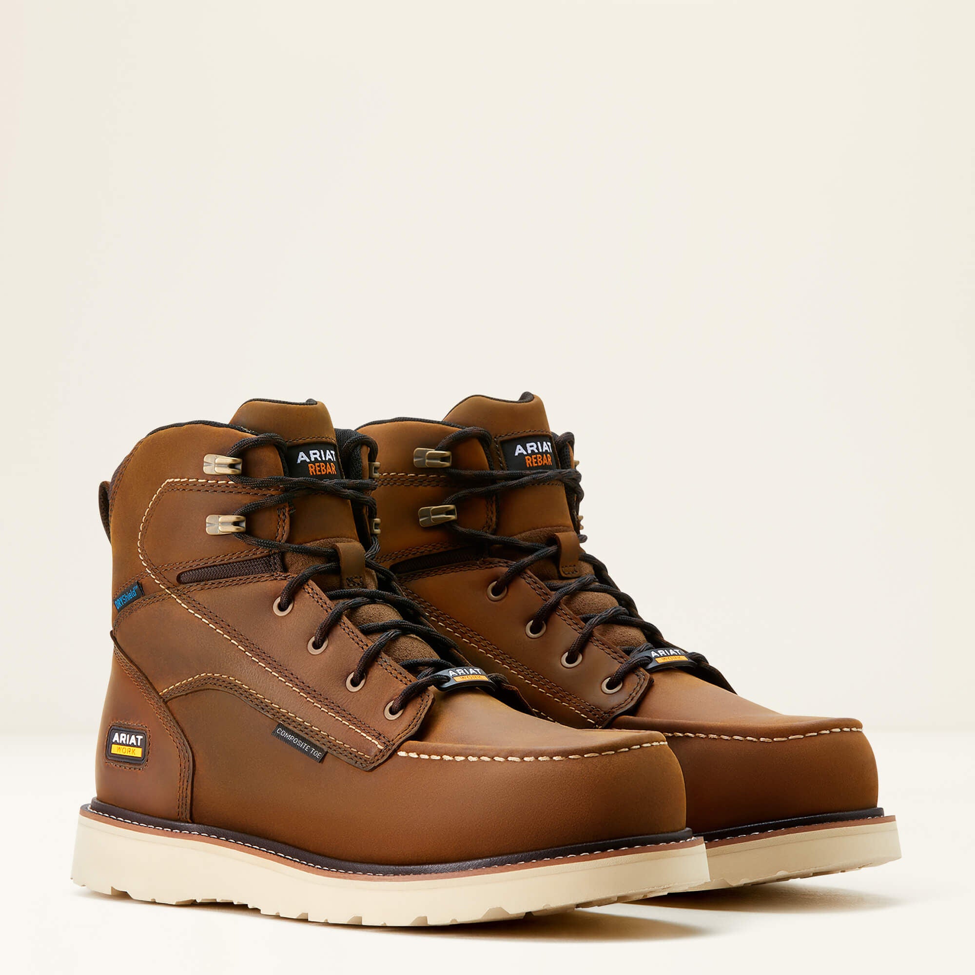Ariat Rebar Wedge Moc Toe 6" Waterproof Composite Toe Work Boot Online