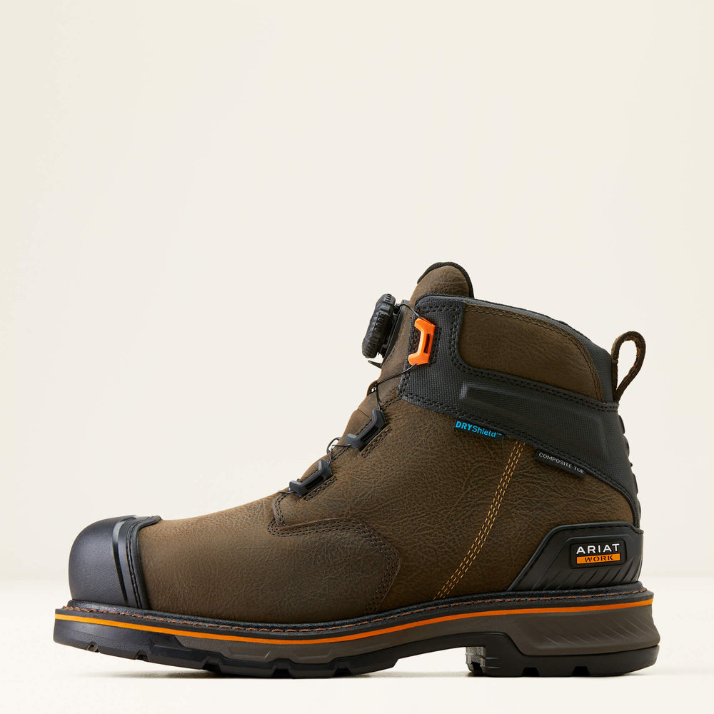 Ariat Stump Jumper 6" BOA Waterproof Composite Toe Work Boot Outlet