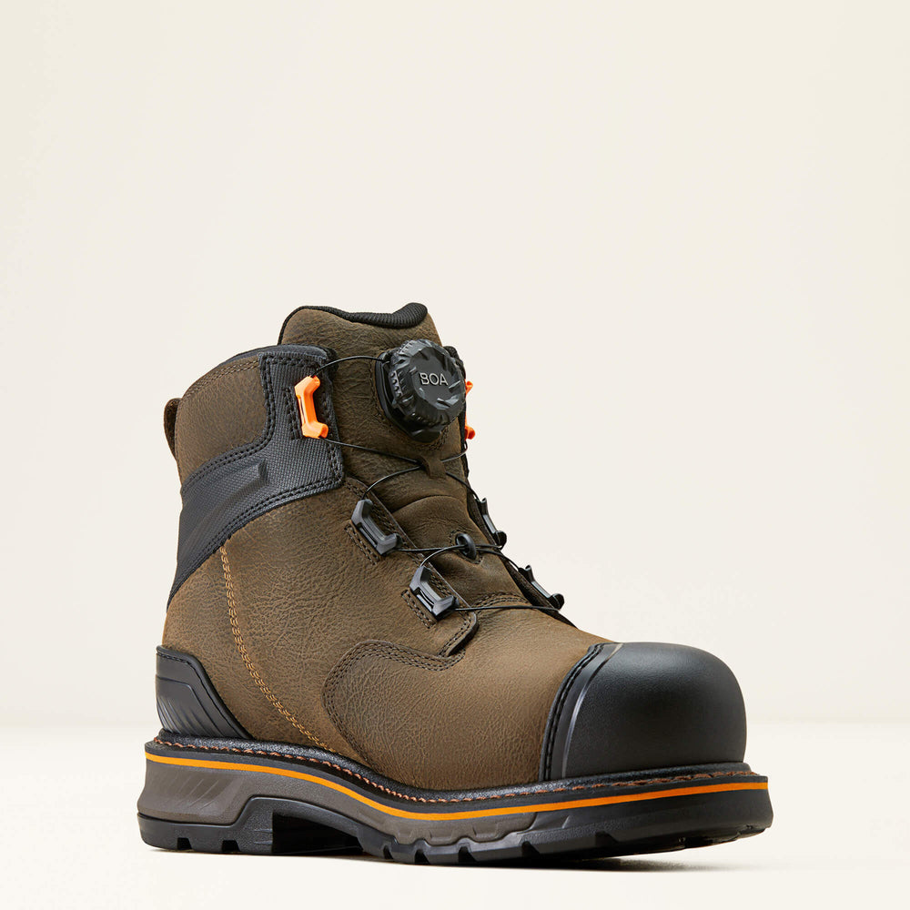 Ariat Stump Jumper 6" BOA Waterproof Composite Toe Work Boot Outlet