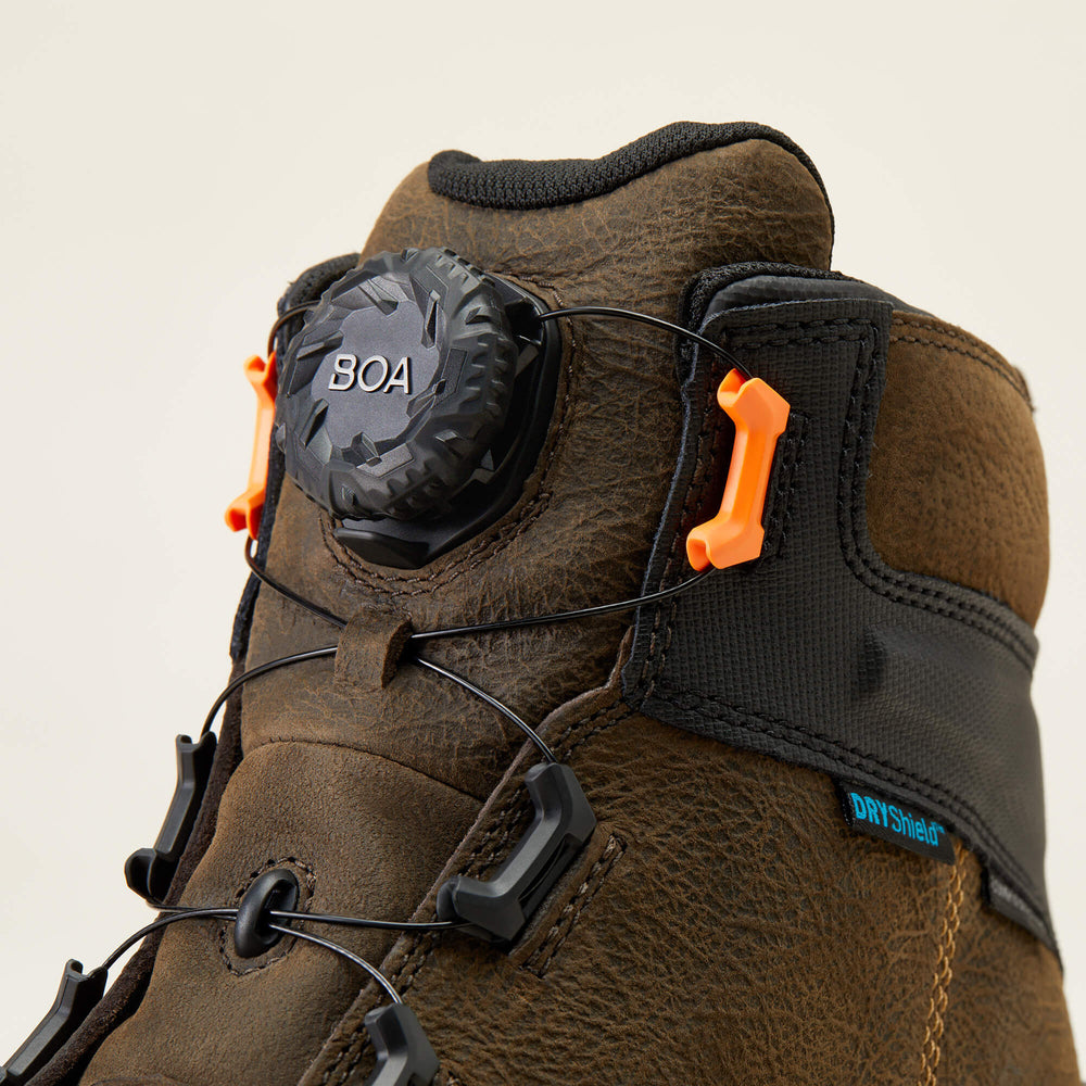 Ariat Stump Jumper 6" BOA Waterproof Composite Toe Work Boot Outlet