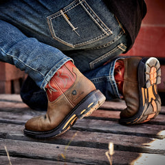 Ariat WorkHog Wide Square Toe Steel Toe Work Boot Discount
