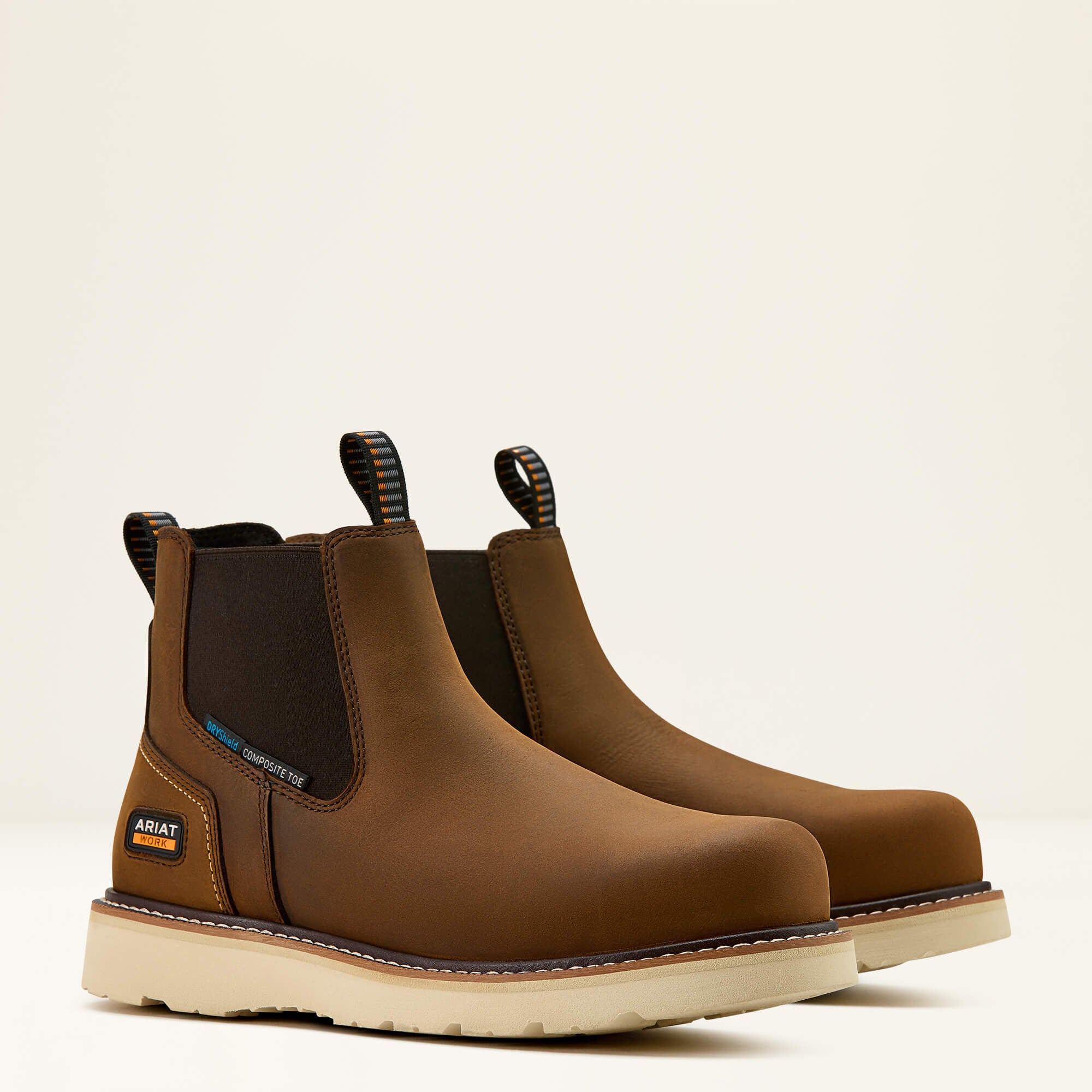 Ariat Rebar Wedge Chelsea Waterproof Composite Toe Work Boot Discount