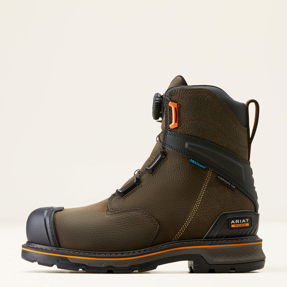 Ariat Stump Jumper 8" BOA Waterproof Composite Toe Work Boot Sale