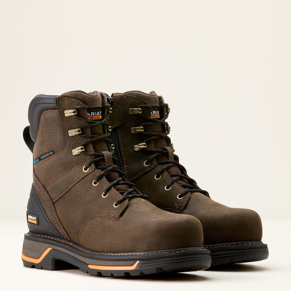 Ariat Big Rig 8" Waterproof Composite Toe Work Boot On Sale