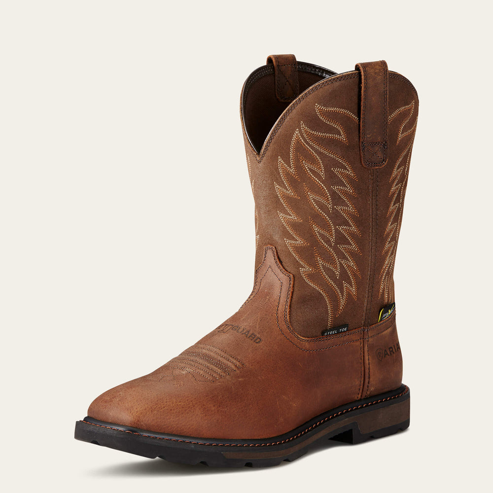 Ariat Groundbreaker Wide Square Toe MetGuard MetGuard Steel Toe Work Boot For Sale