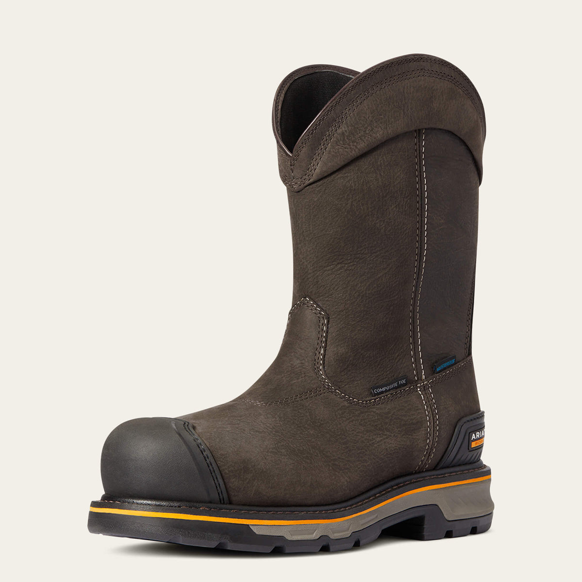 Ariat Stump Jumper Pull-On Waterproof Composite Toe Work Boot On Sale