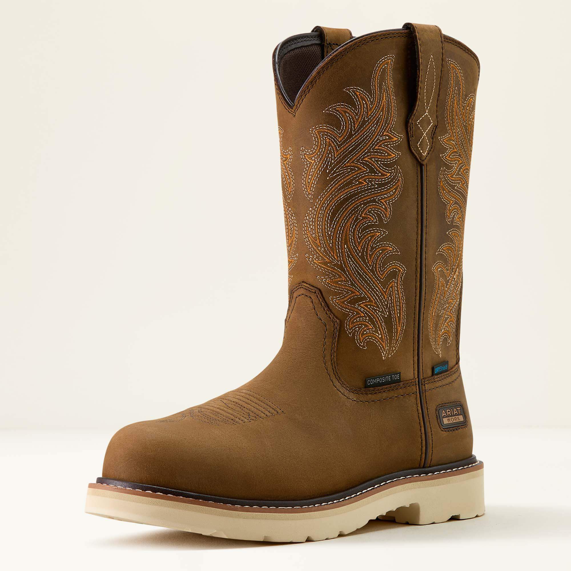 Ariat Activator Argo Waterproof Round Toe Composite Toe Work Boot Outlet