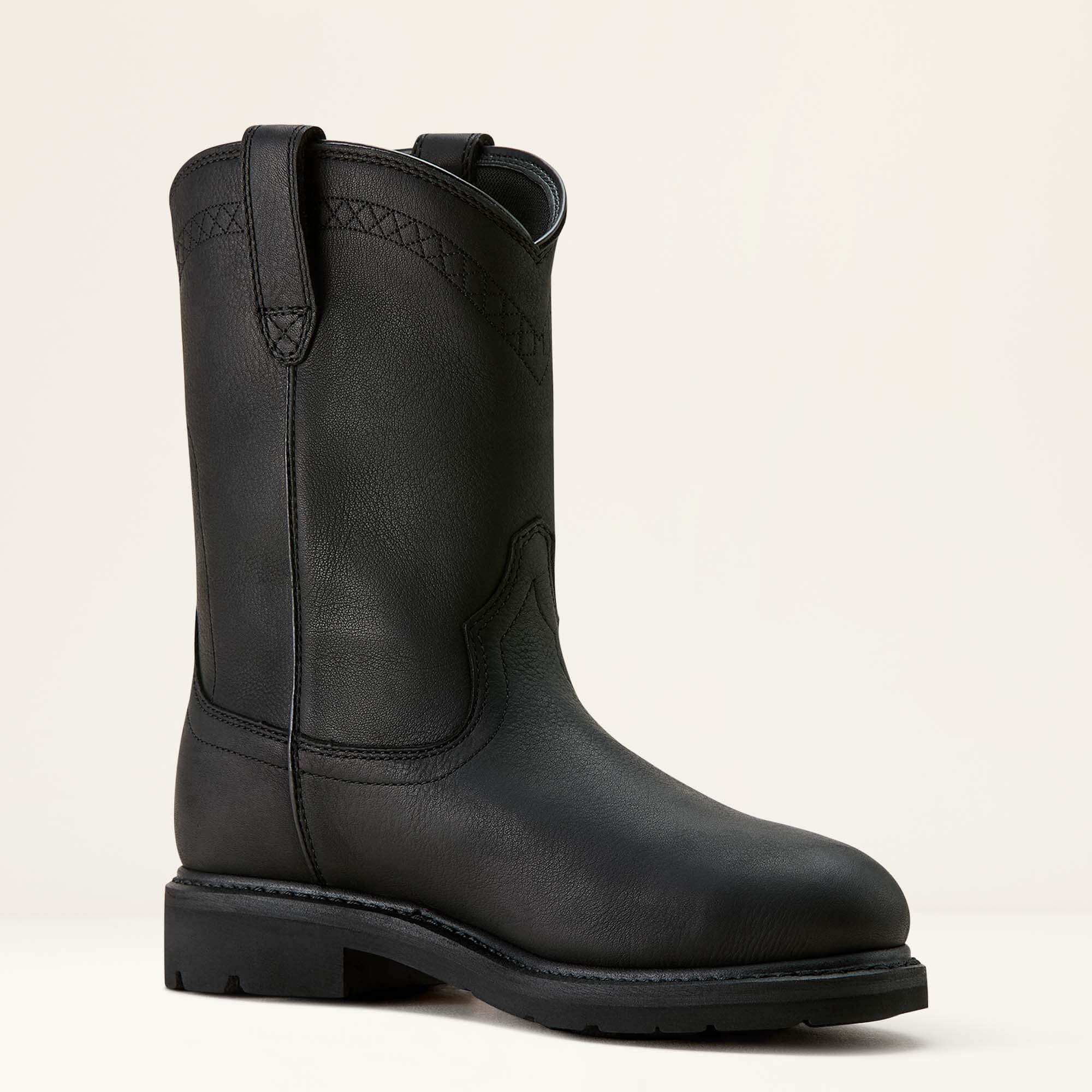 Ariat Sierra Waterproof Roper Toe Steel Toe Work Boot Sale