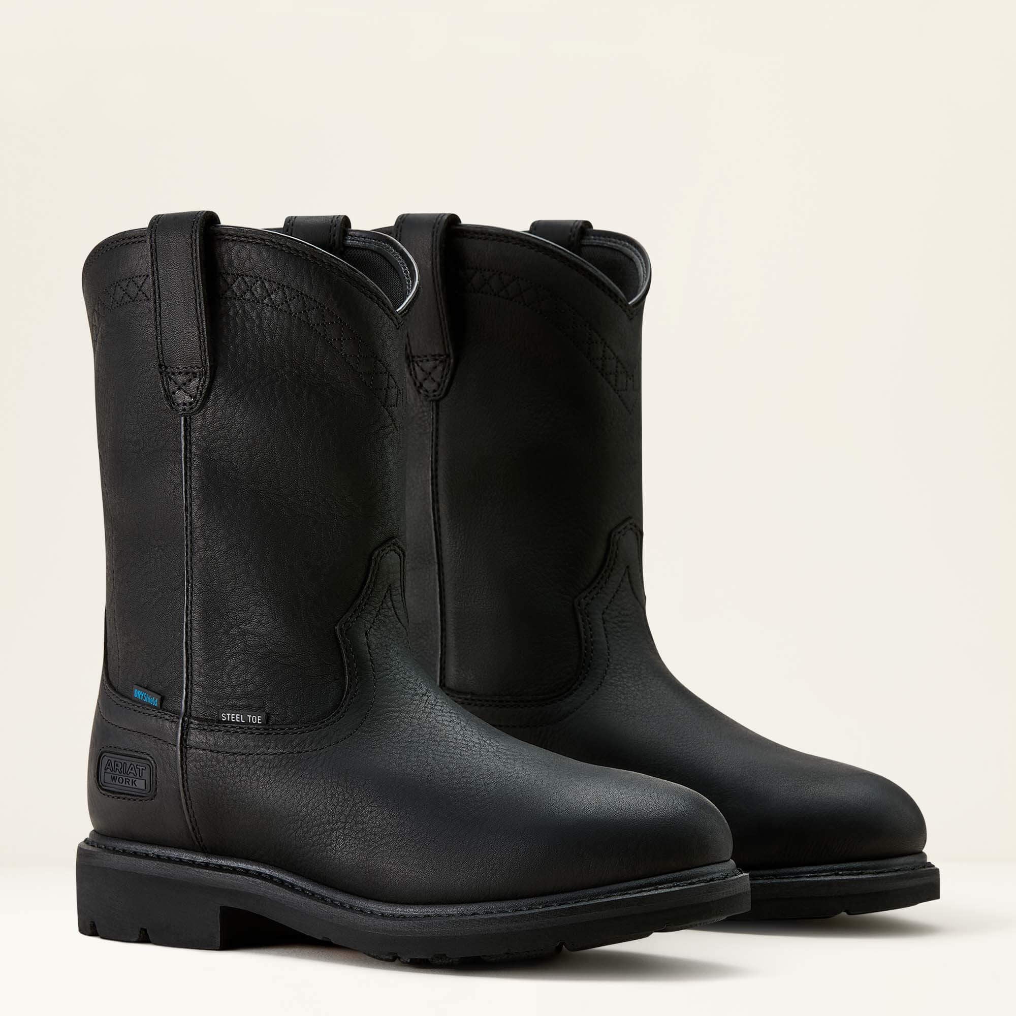 Ariat Sierra Waterproof Roper Toe Steel Toe Work Boot Sale