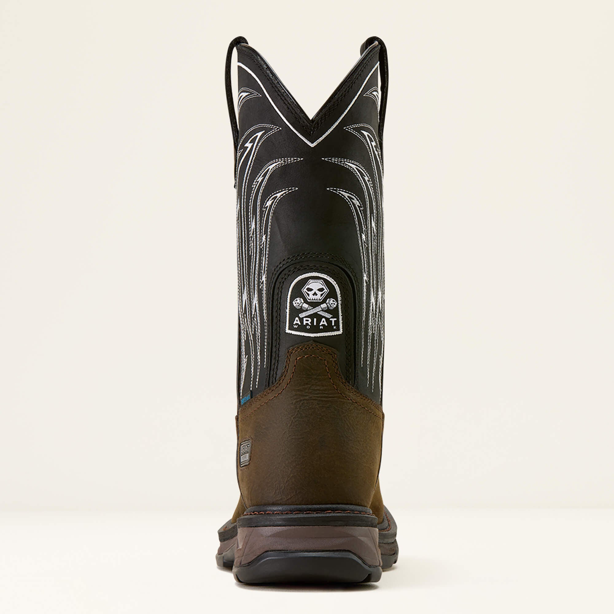 Ariat WorkHog XT Bolt Skull Waterproof Wide Square Toe Work Boot For Sale