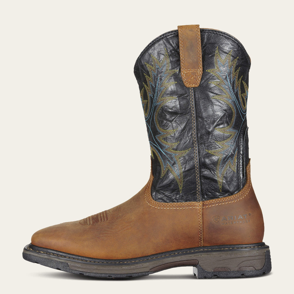 Ariat WorkHog Wide Square Toe Waterproof Steel Toe Work Boot Discount