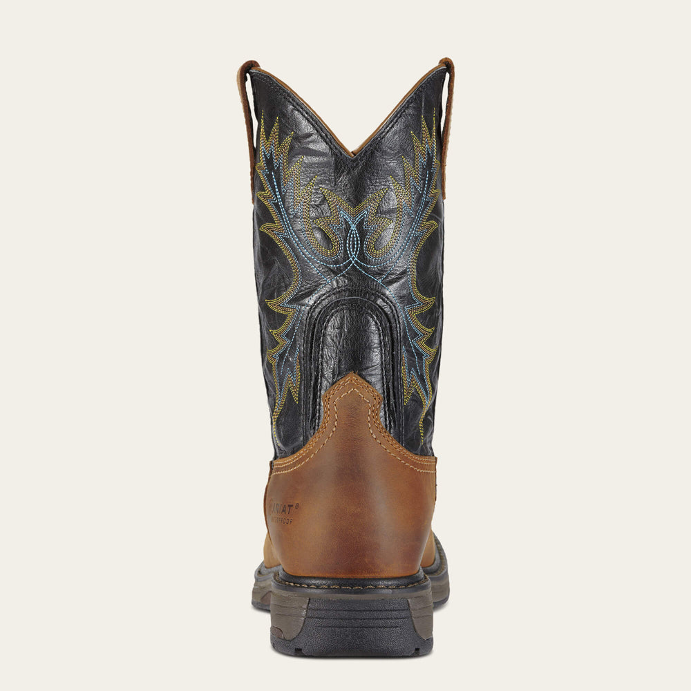 Ariat WorkHog Wide Square Toe Waterproof Steel Toe Work Boot Discount