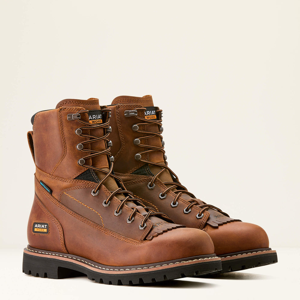 Ariat Longview Shock Shield 8" Waterproof Work Boot Outlet