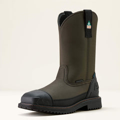 Ariat RigTEK Wildcat Pull-On CSA Waterproof Wide Square Toe Composite Toe Work Boot For Sale